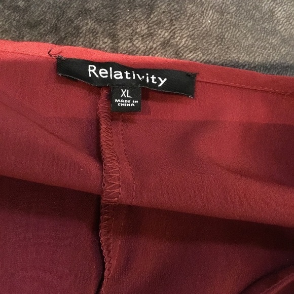 Relativity XL NWT open sleeve Blouse - Picture 3 of 16